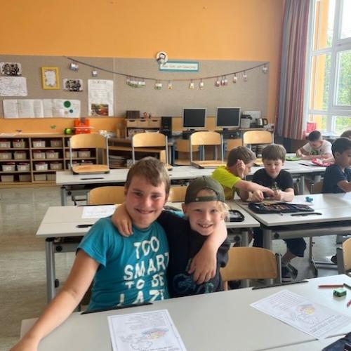 Patenstunde im Freien
