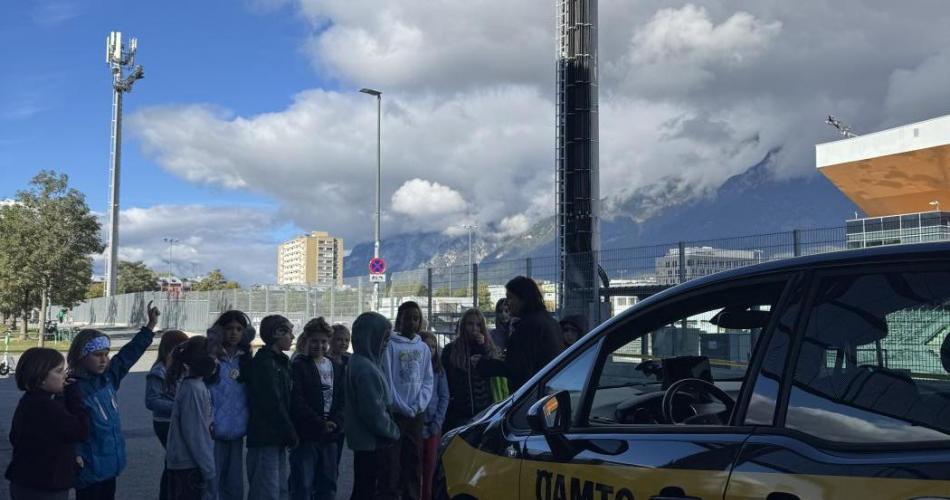 Die 3a beim Projekt "Hallo Auto!"